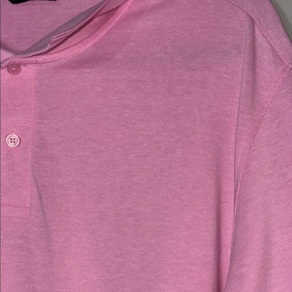 Light Pink Polo Shirt with Classic Collar and Short Sleeves - Picture 9 of 13